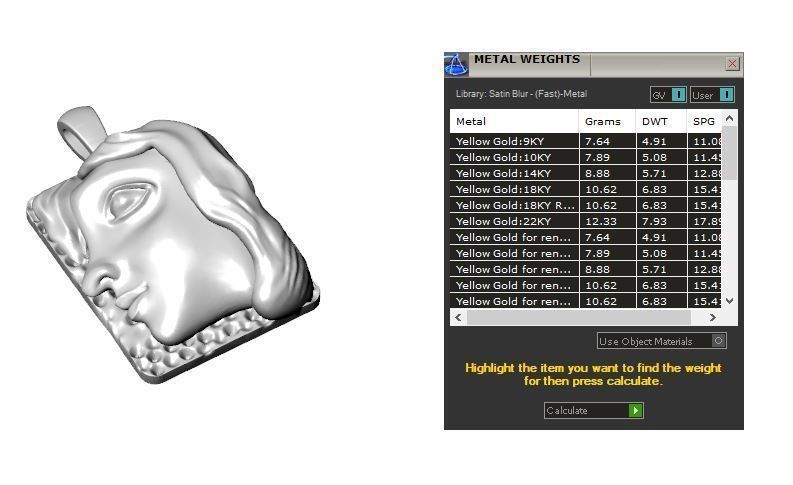 Zodiac pendant 3D print model_21