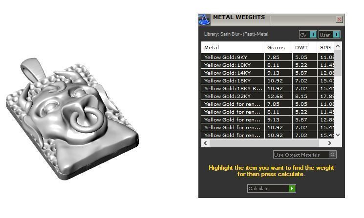 Zodiac pendant 3D print model_20