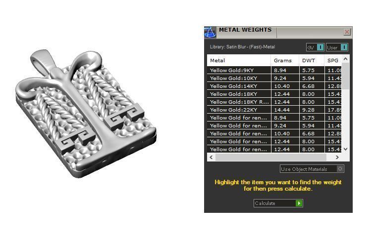 Zodiac pendant 3D print model_23