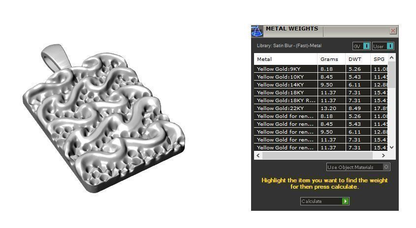 Zodiac pendant 3D print model_26