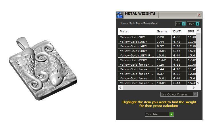 Zodiac pendant 3D print model_17