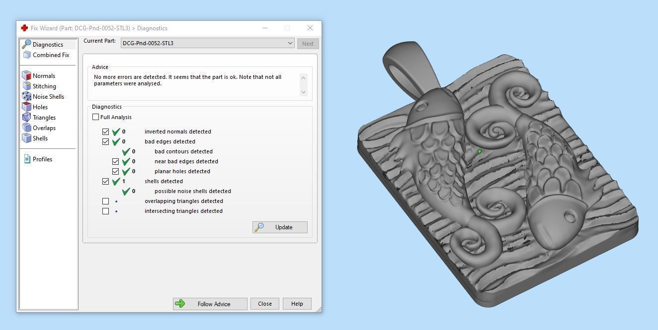 Zodiac pendant 3D print model_9
