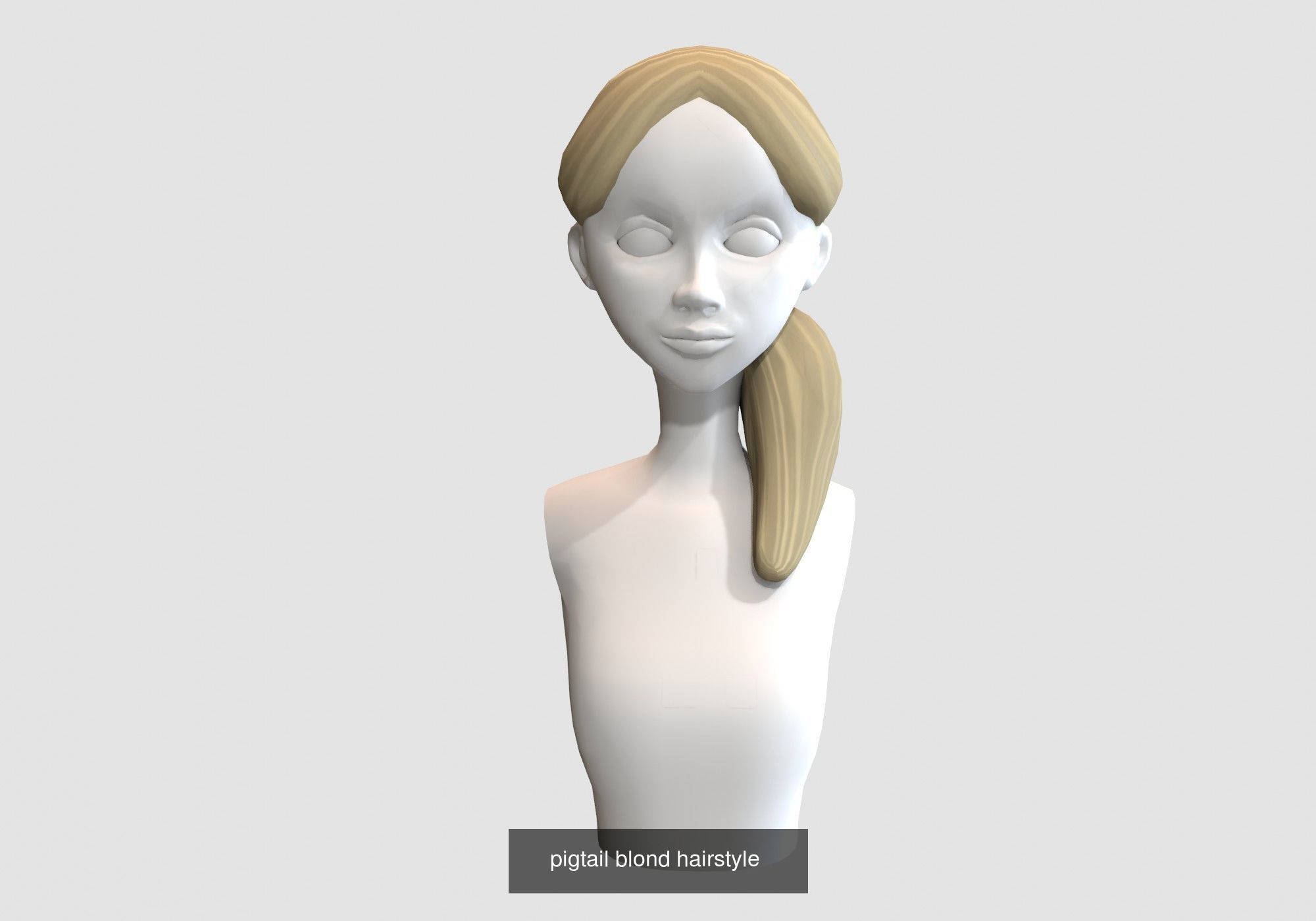 Hairstyles collection mannequin head with hair _3