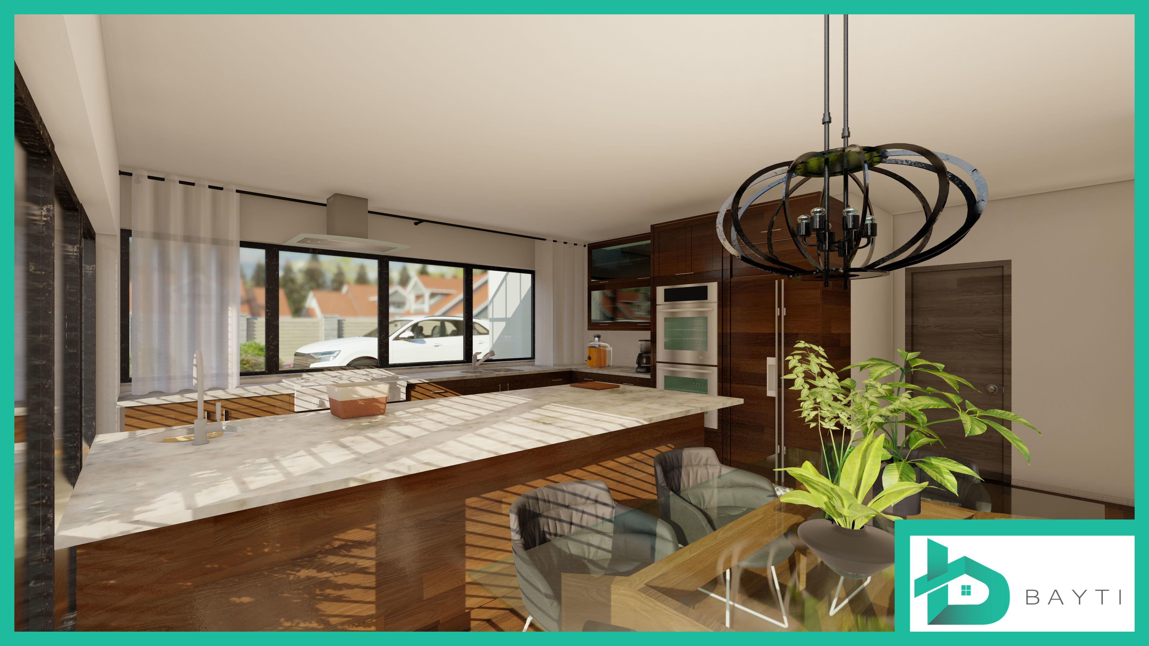 Modern House 003 3D model_5