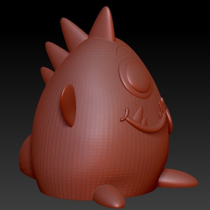 Cute Little Monster 3D print model_3
