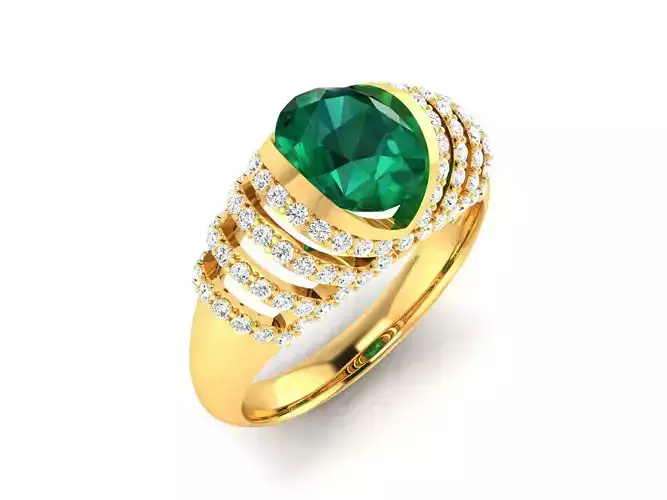 Solitaire Wedding Engagement Ring