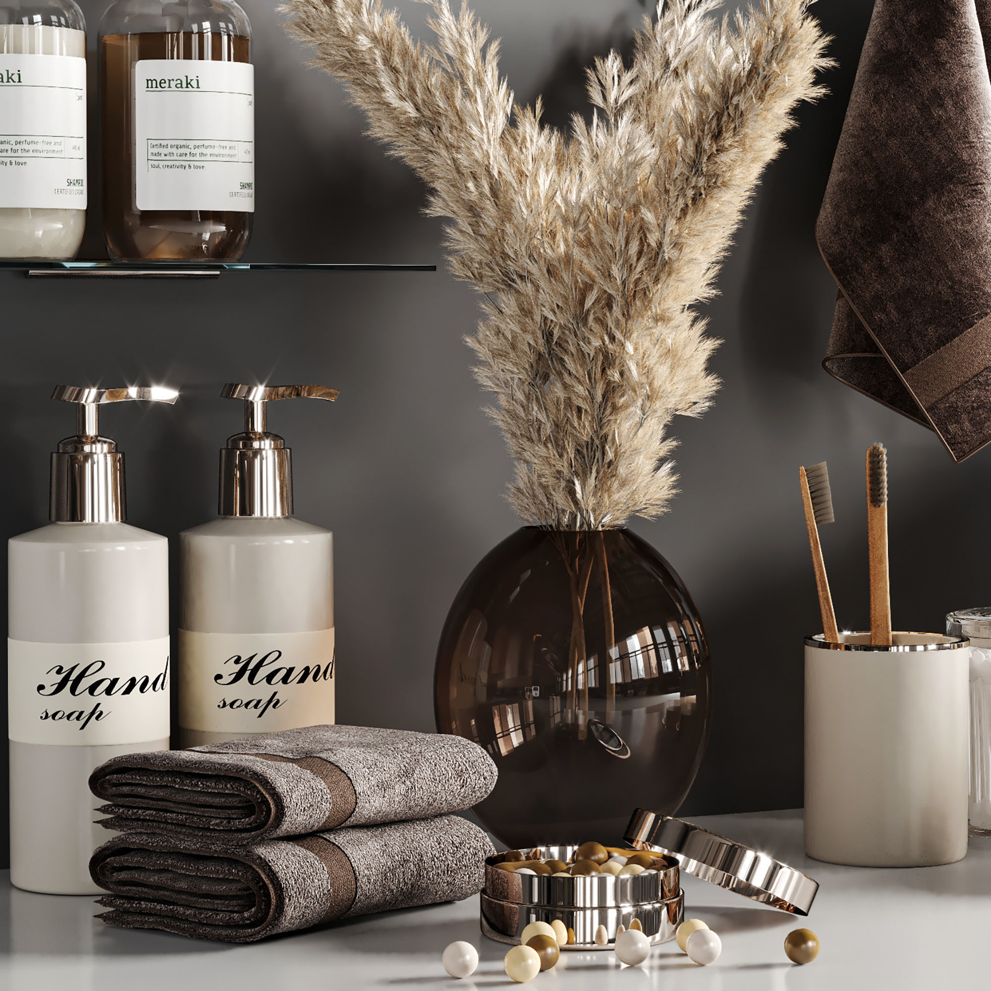 Bathroom accessories 3D model_1