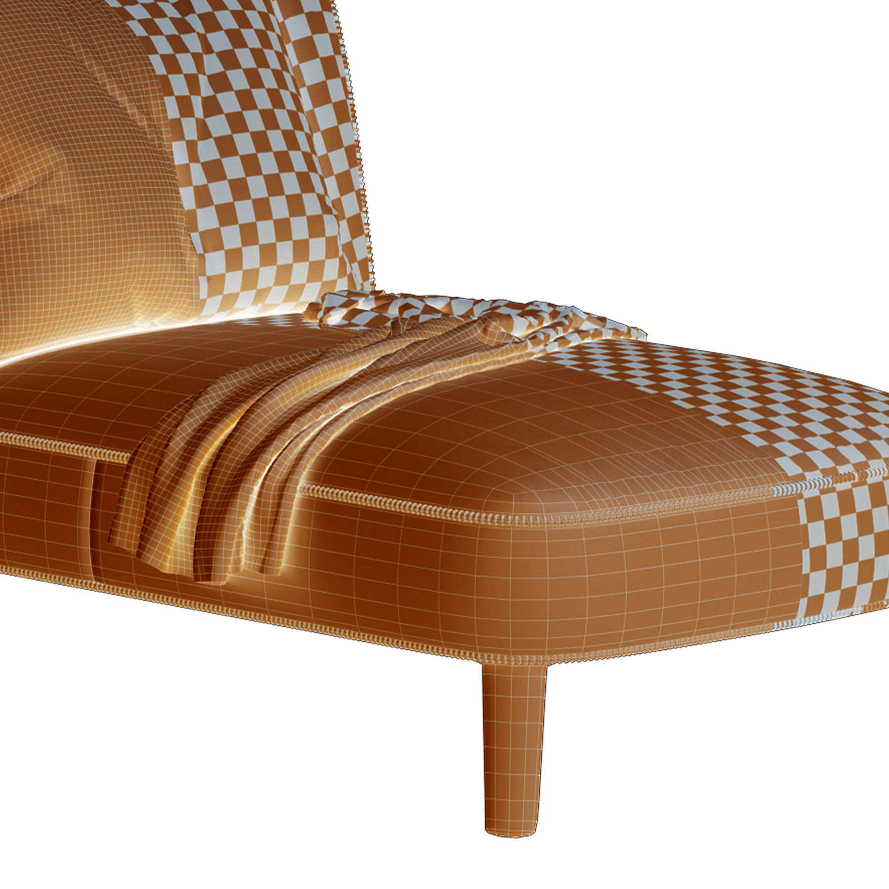 Febo Chaise Longue Maxalto 3D model_7