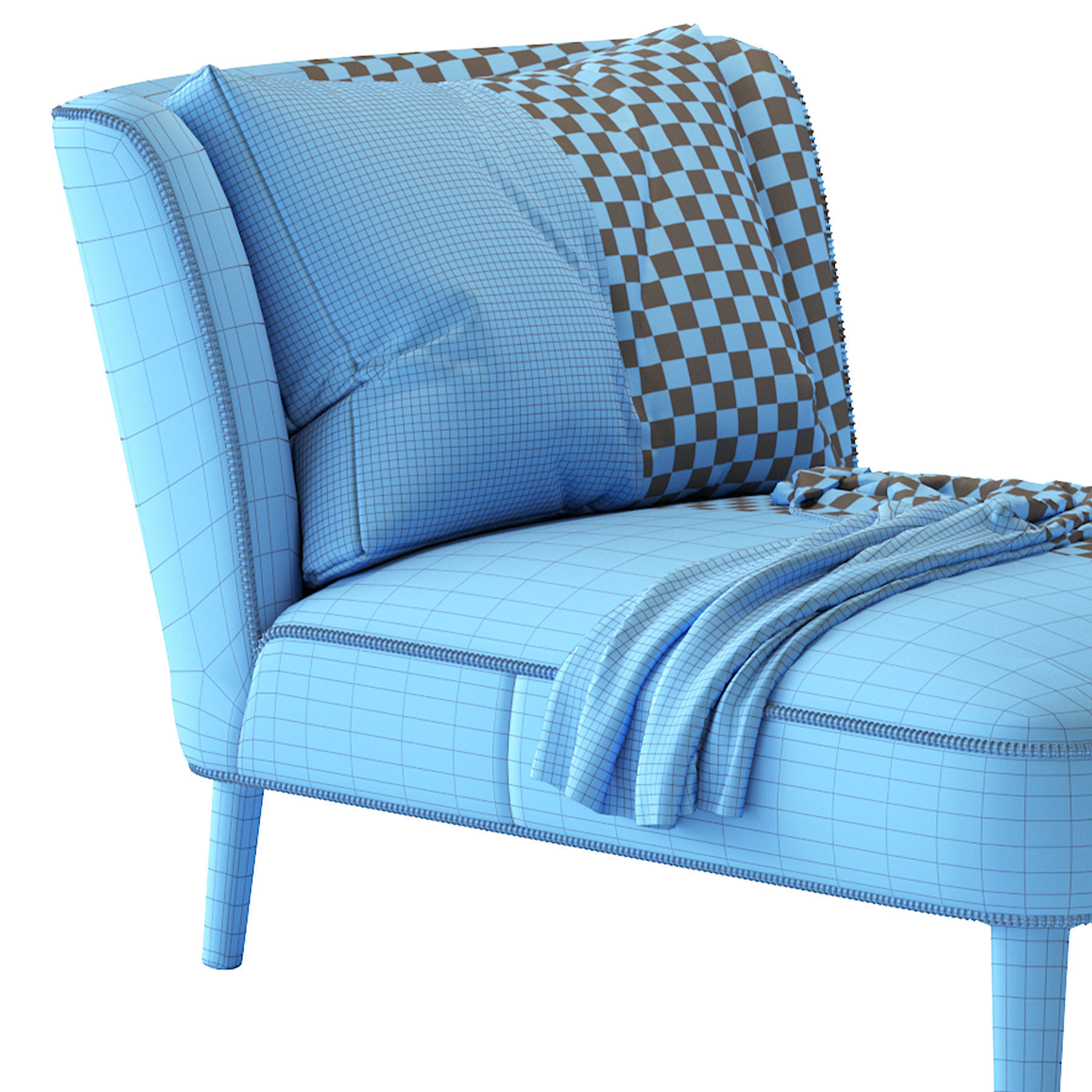 Febo Chaise Longue Maxalto 3D model_6