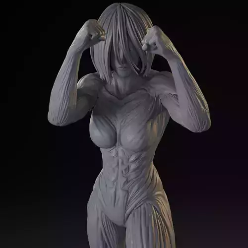 Annie Female Titan from attack on Titan  - 3DModel 3D print model