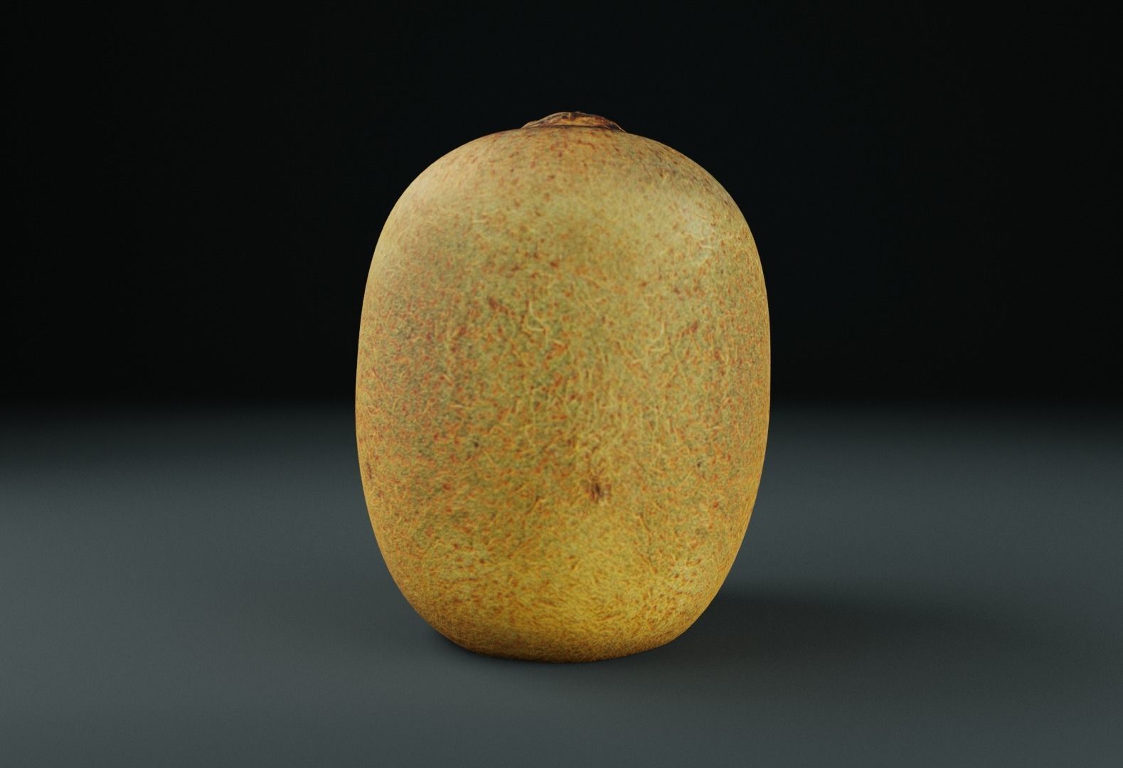 Fresh Kiwi Low-poly 3D model_2