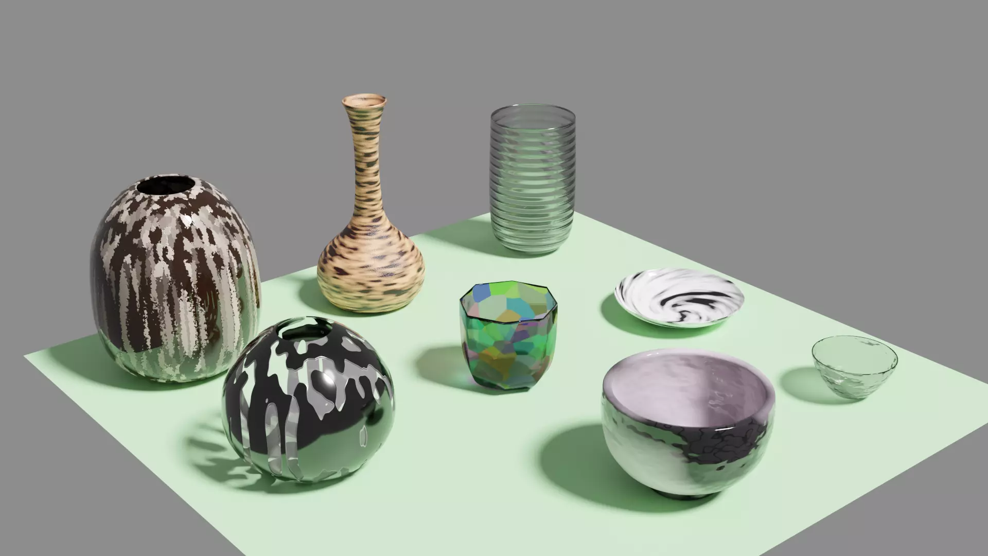 Vessel vases and bowls 3D model_0