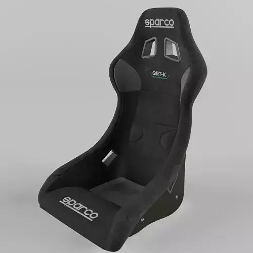 Racing Seat Sparco QRT-K CARBON KEVLAR Suede Black