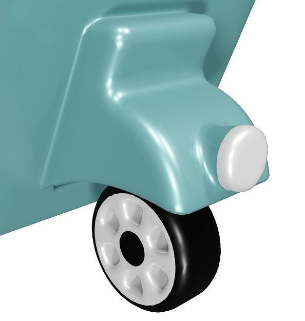 Mini Auto Rickshaw 3D model_3
