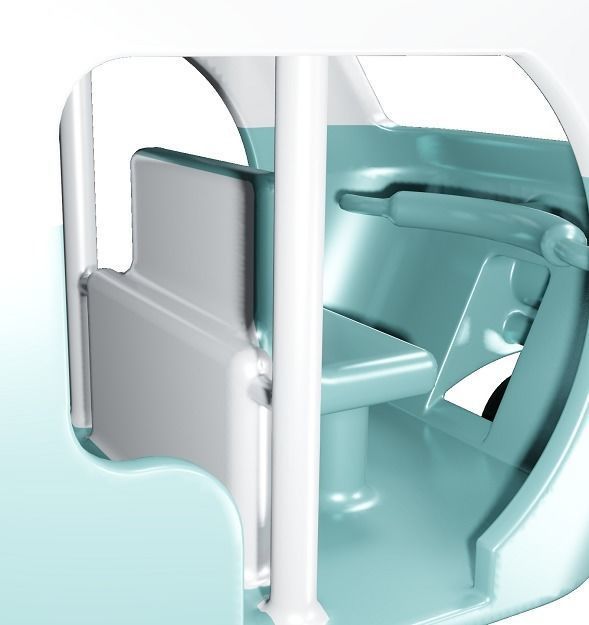 Mini Auto Rickshaw 3D model_2