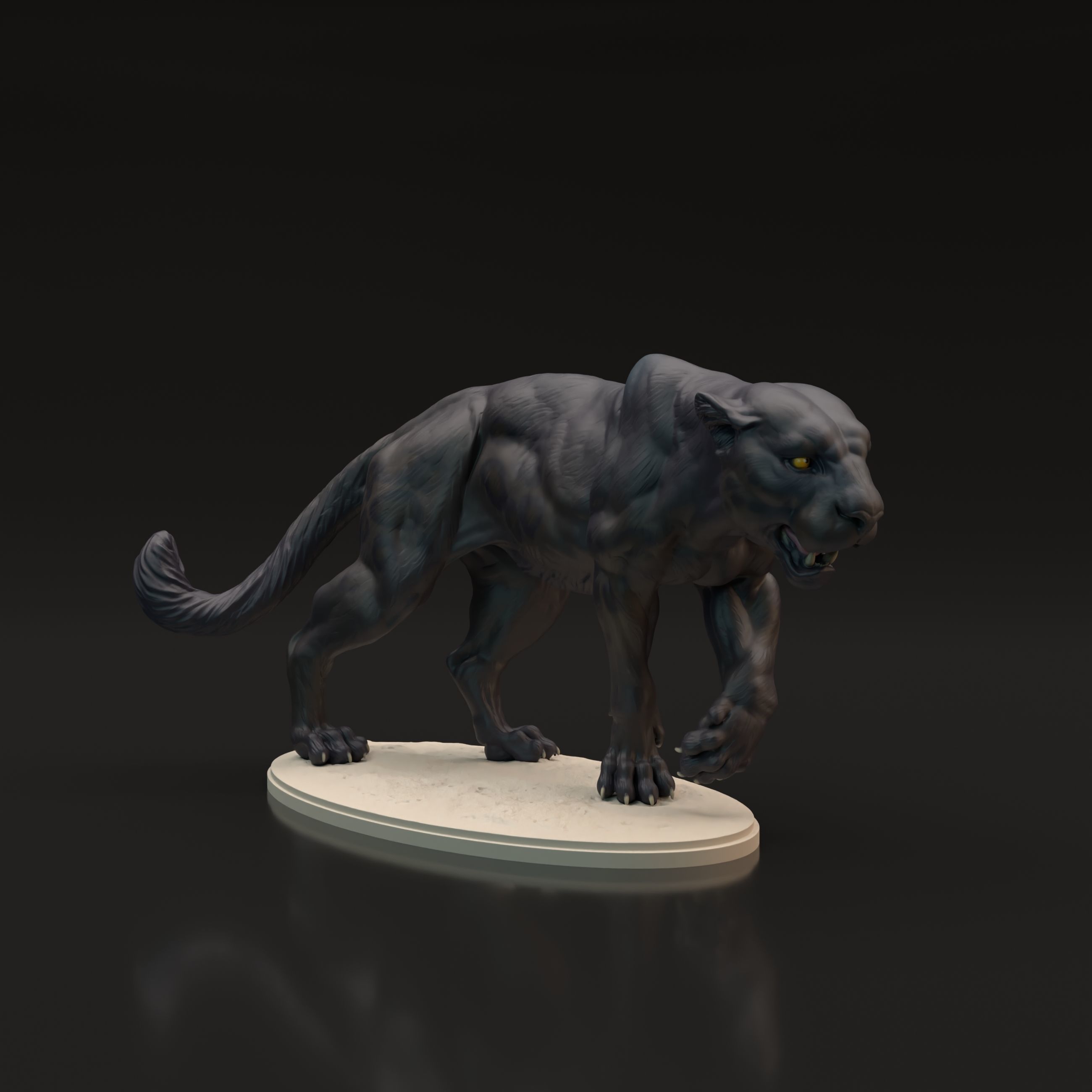 Black Panther for 3D Printing 3D print model_5
