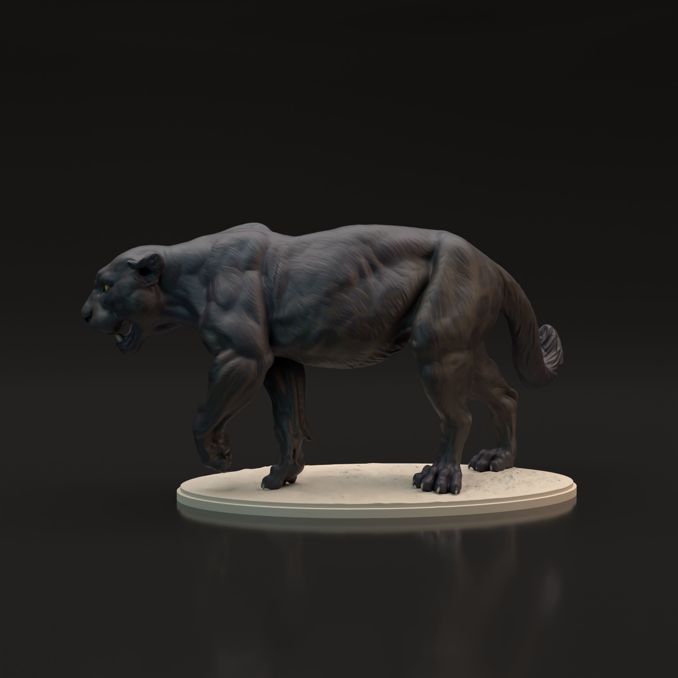 Black Panther for 3D Printing 3D print model_9