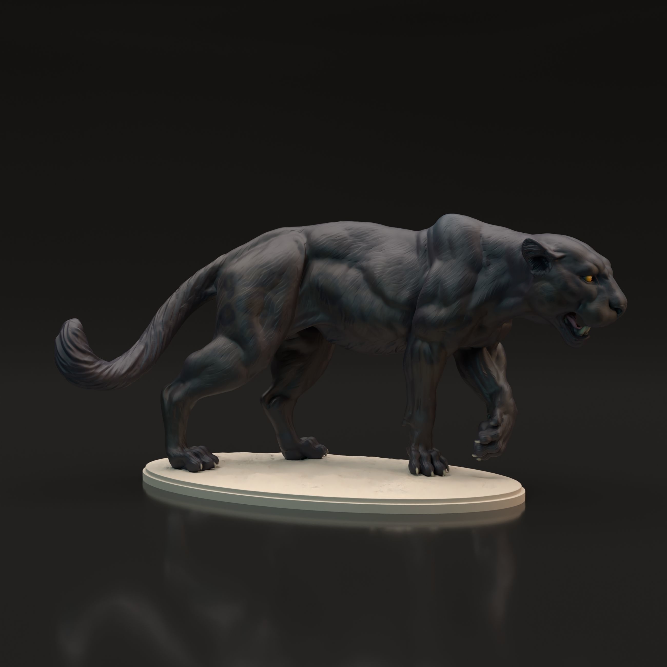 Black Panther for 3D Printing 3D print model_6