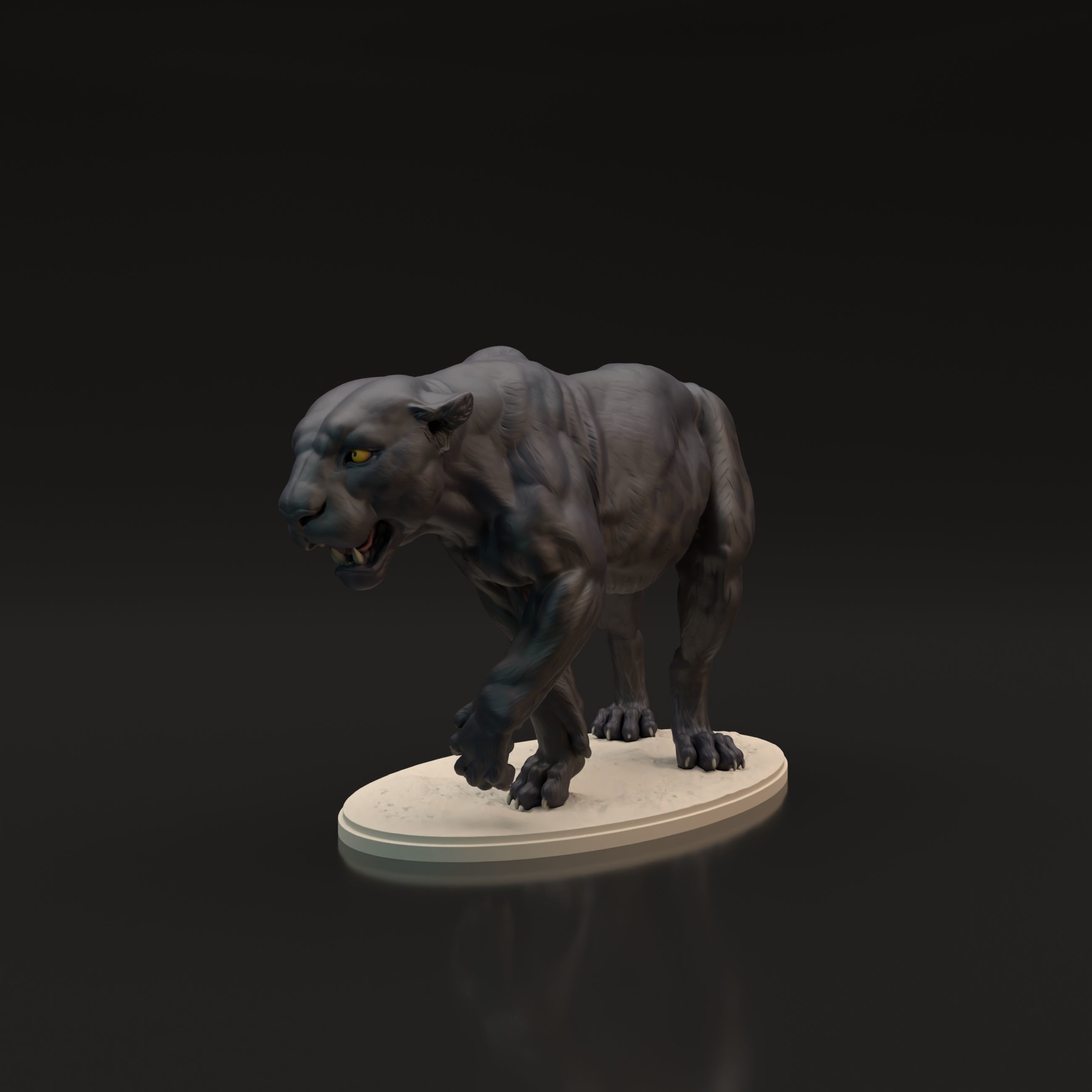 Black Panther for 3D Printing 3D print model_10