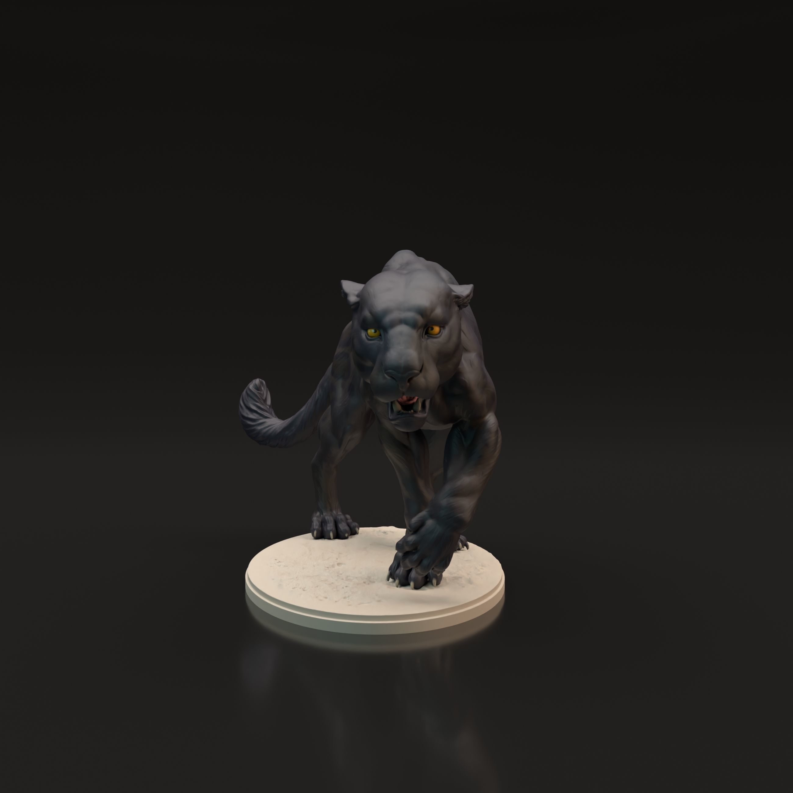 Black Panther for 3D Printing 3D print model_11