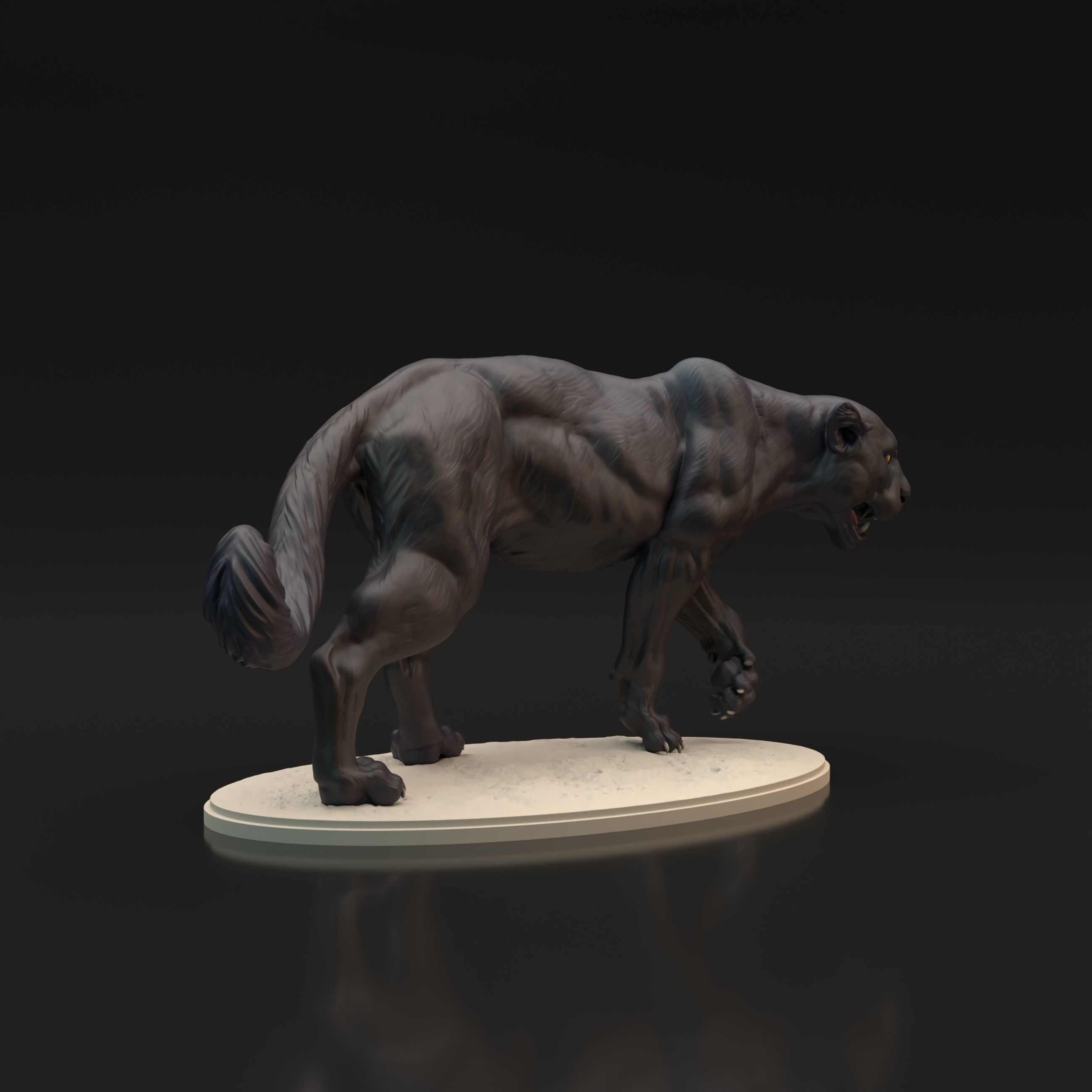 Black Panther for 3D Printing 3D print model_7