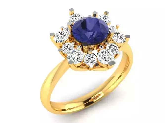 Solitaire Wedding Engagement Ring