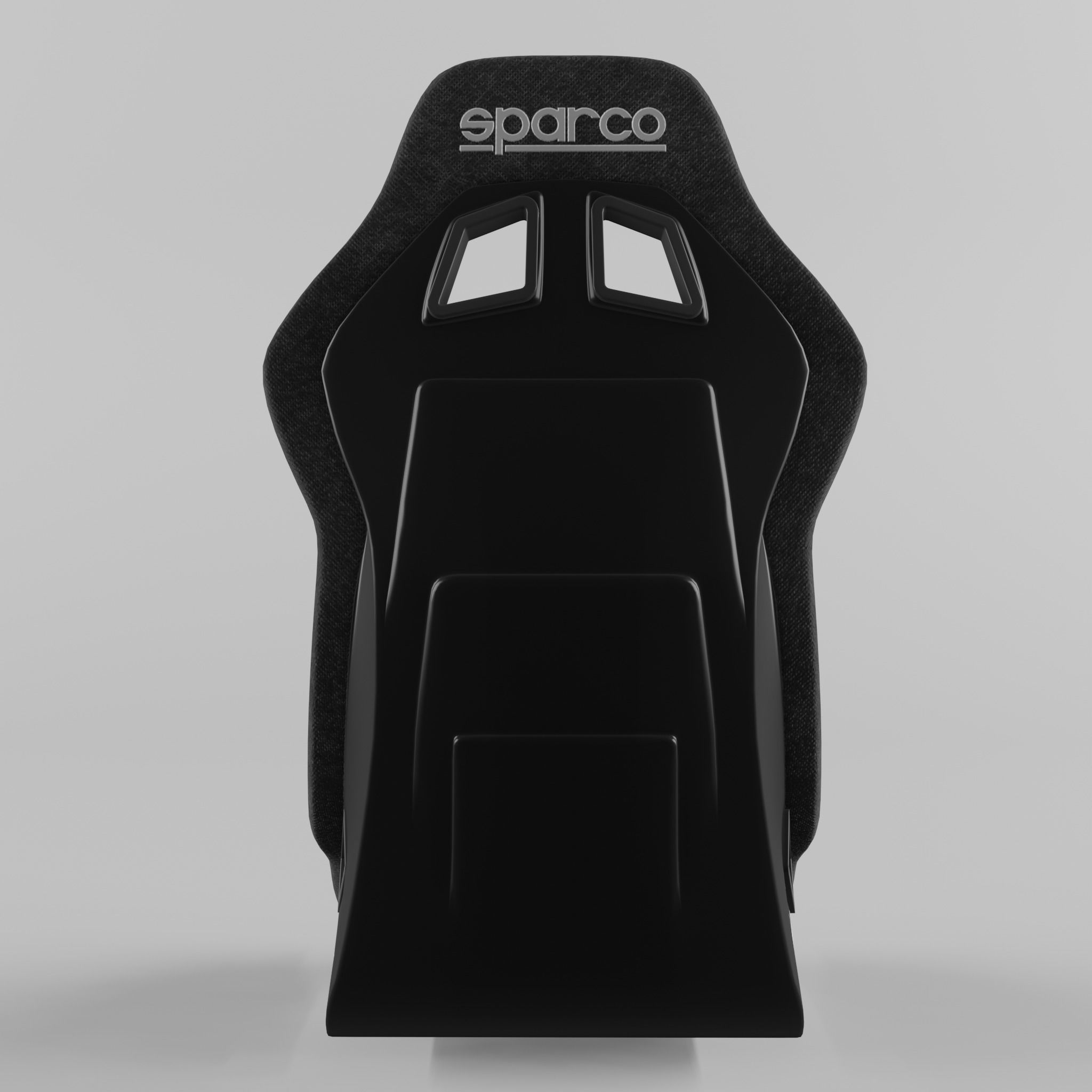 Racing Seat Sparco QRT-R suede Black 3D model_3