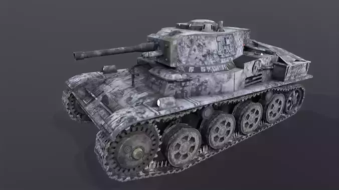 Toldi 2 Winter Edition Low-poly 3D model