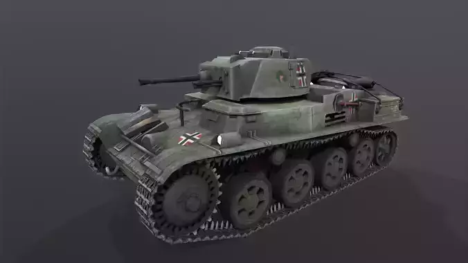 Toldi 1 Spring Edition Low-poly 3D model