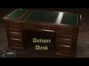 Antique Desk Low-poly 3D model_1