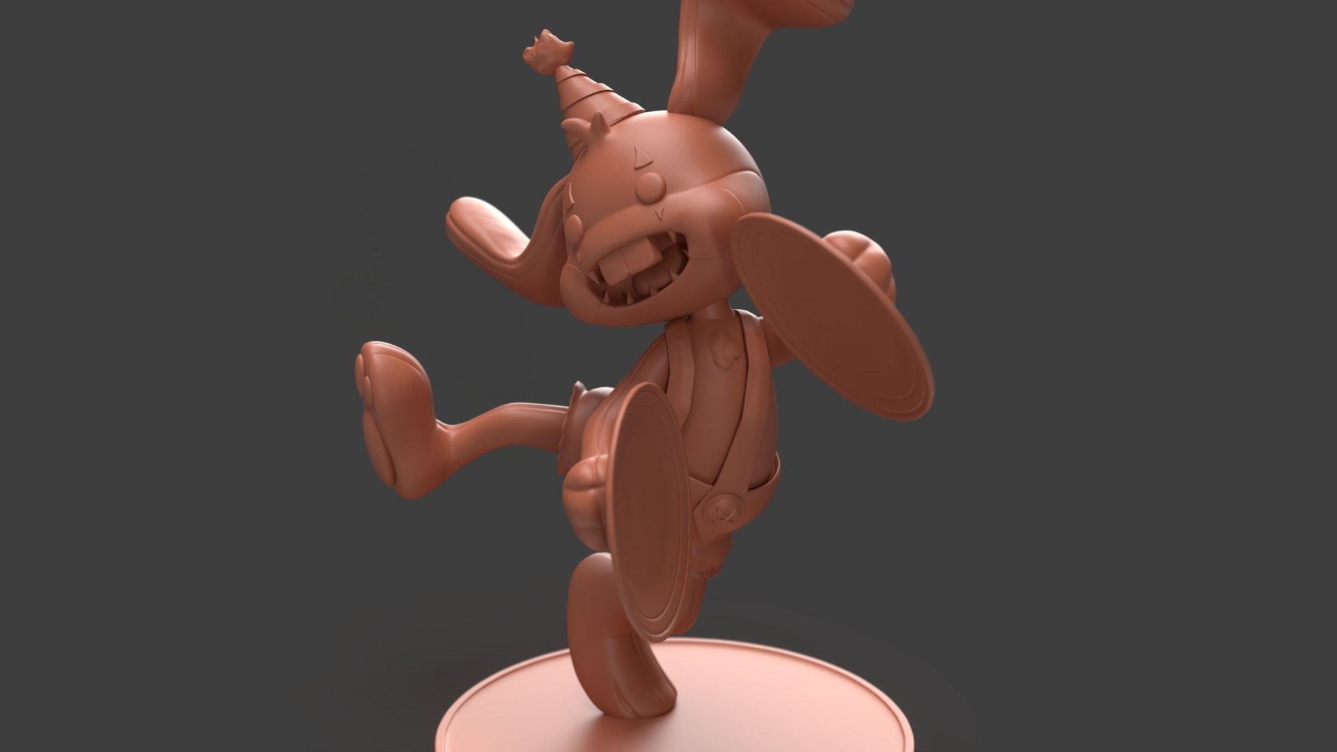 Bunzo Bunny fan made 3d print model 3D print model_5