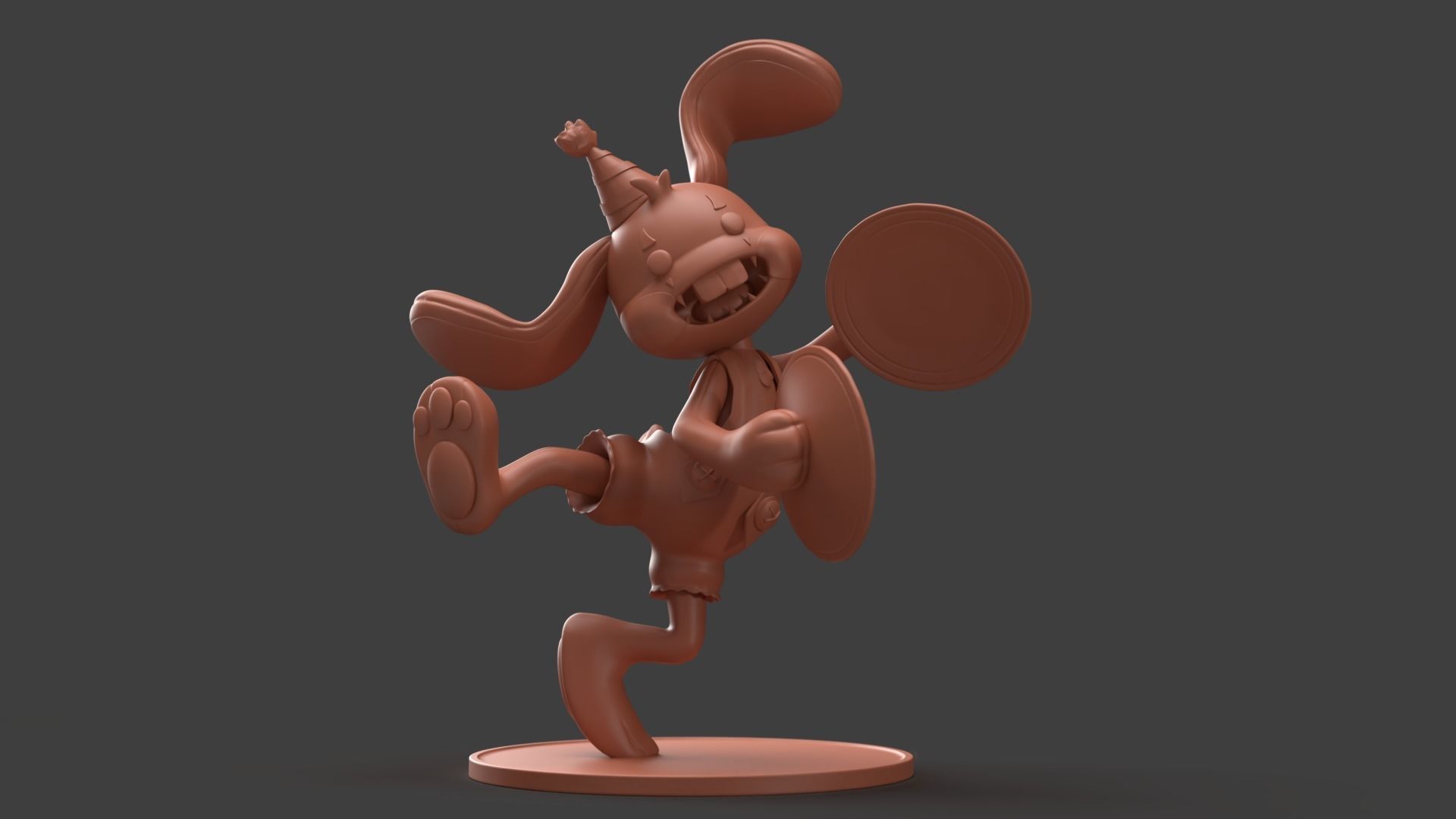 Bunzo Bunny fan made 3d print model 3D print model_1