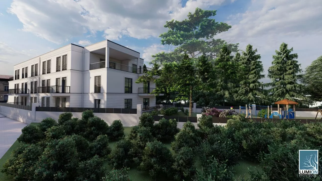 Residential Building 002 3D model_0