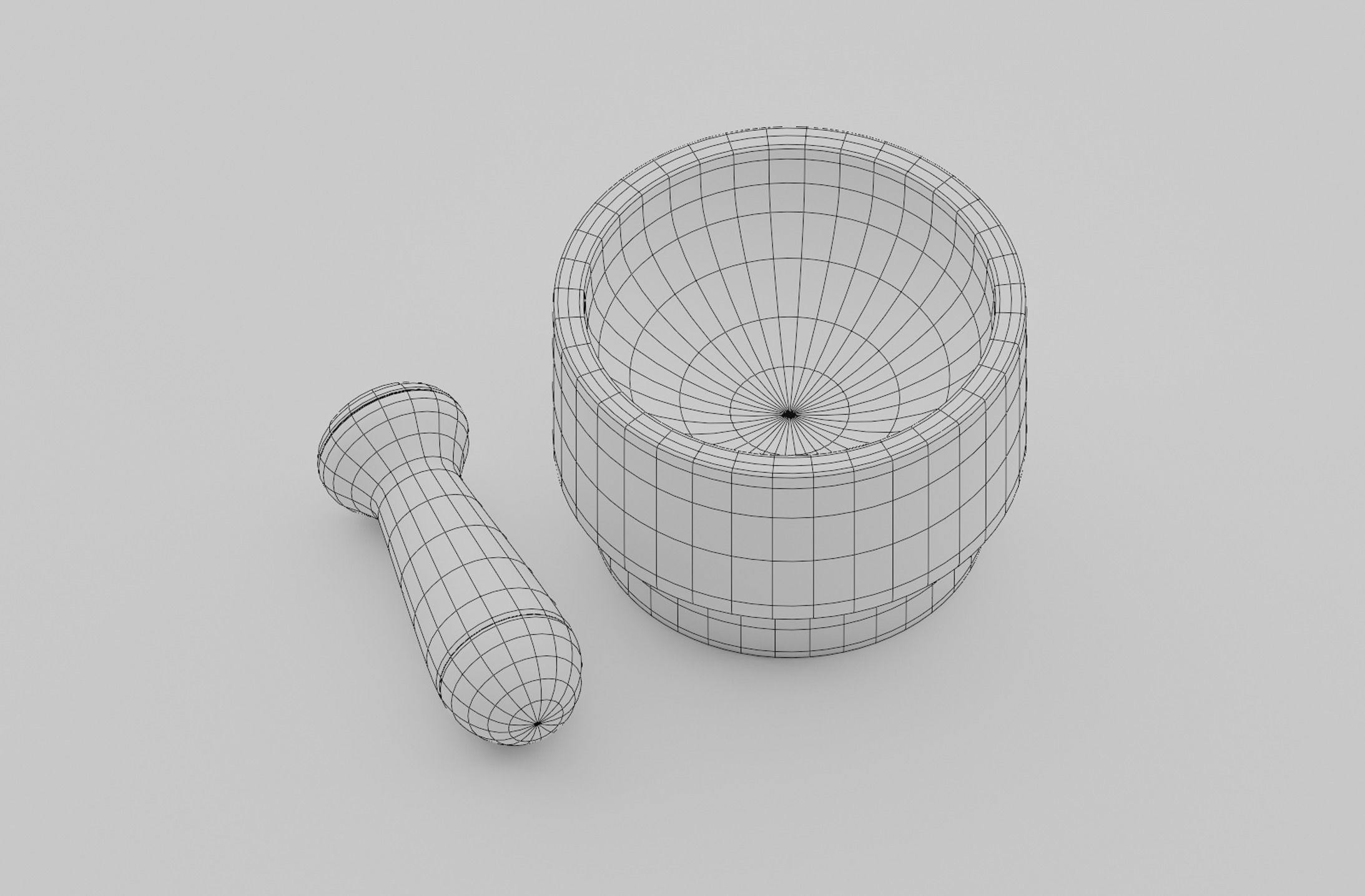3D model ADELSTEN pestle and mortar IKEA VR / AR / lowpoly CGTrader