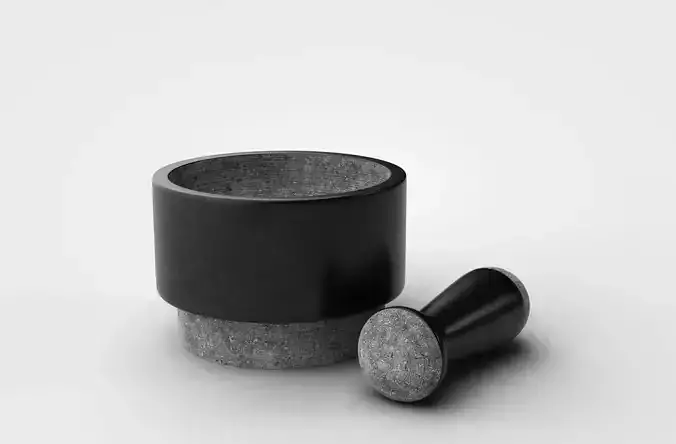 ADELSTEN pestle and mortar IKEA Low-poly 3D model