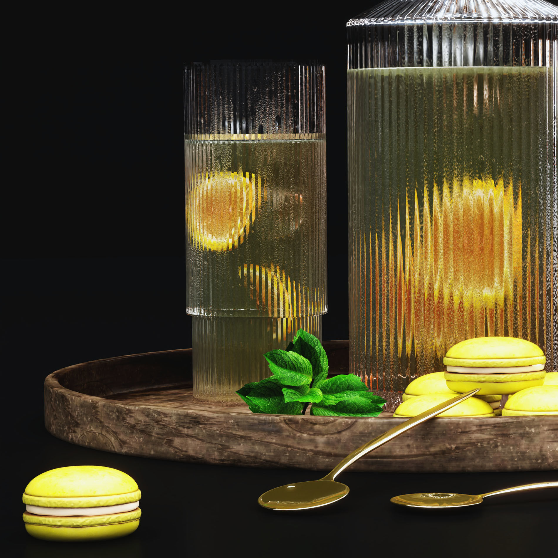 Lemonade Set 01 3D model_5