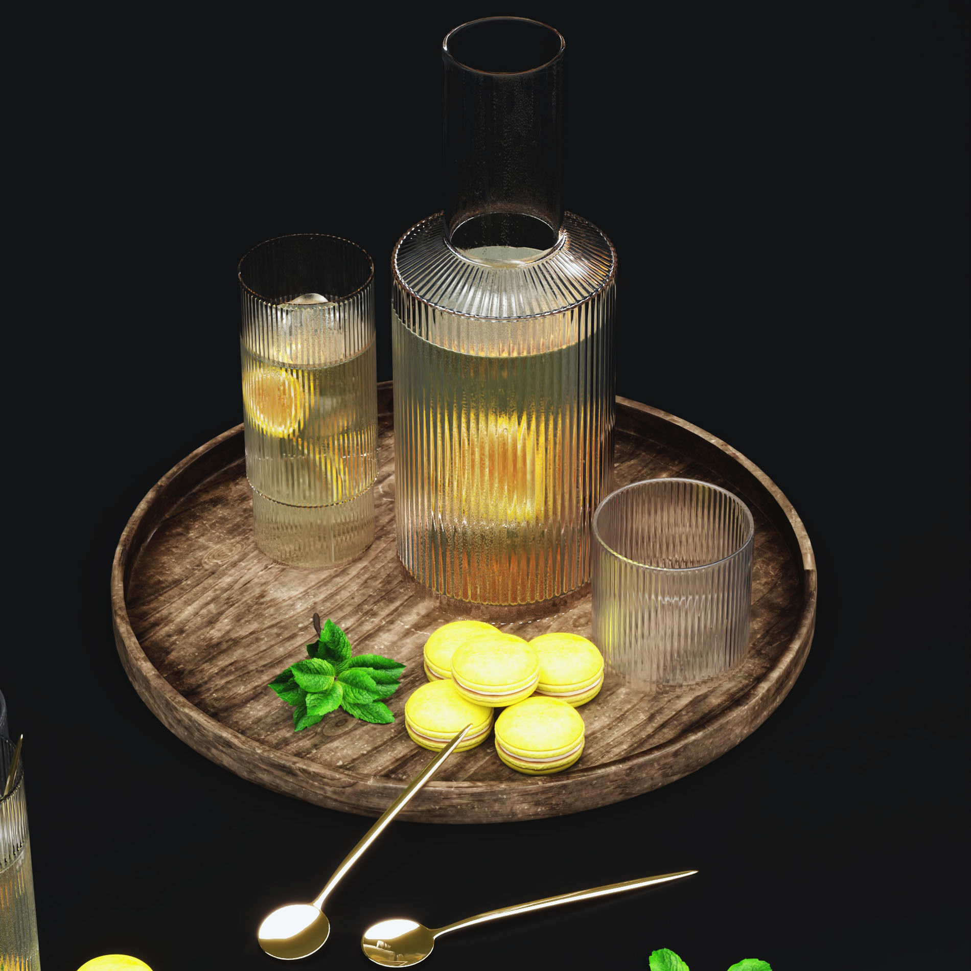 Lemonade Set 01 3D model_6