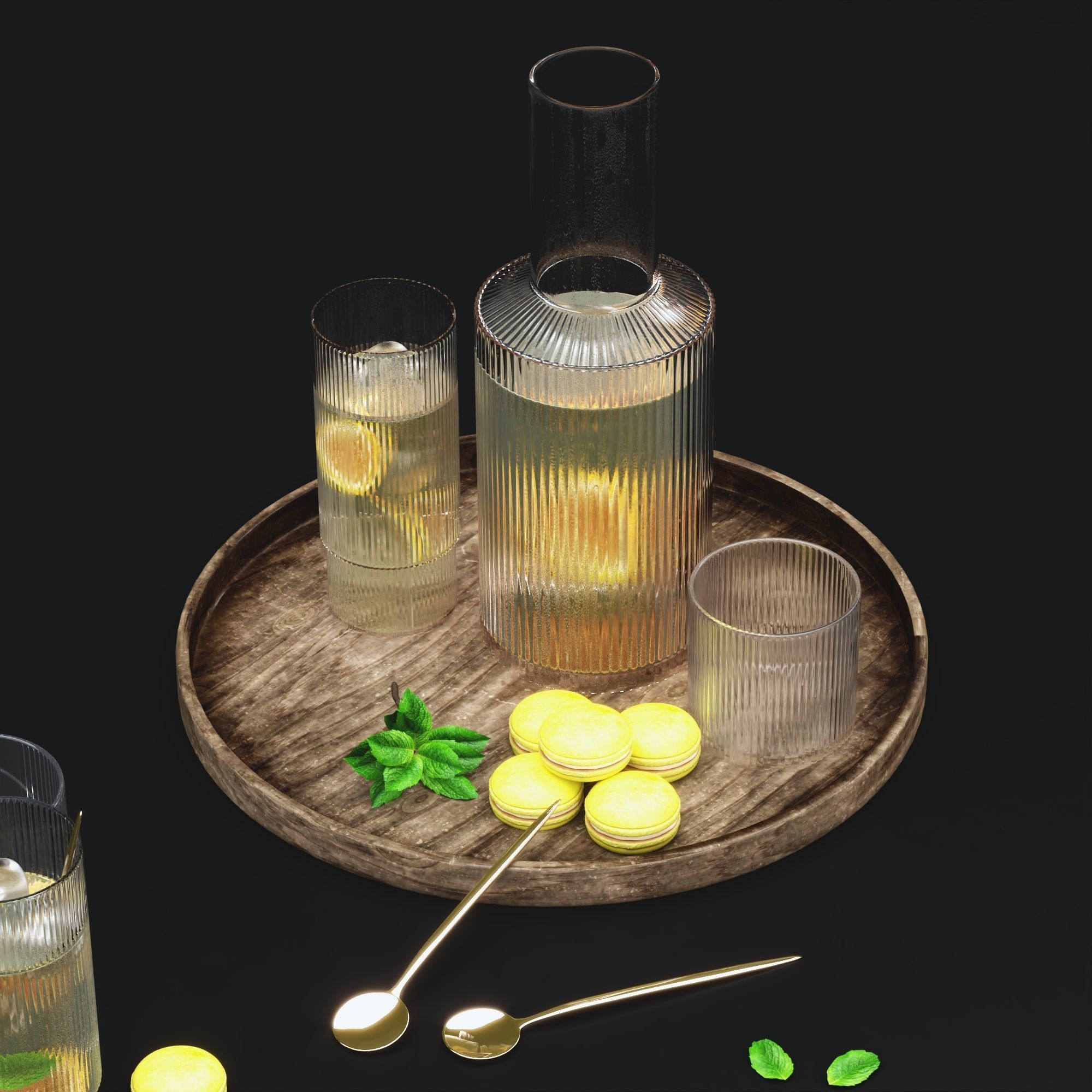 Lemonade Set 01 3D model_3