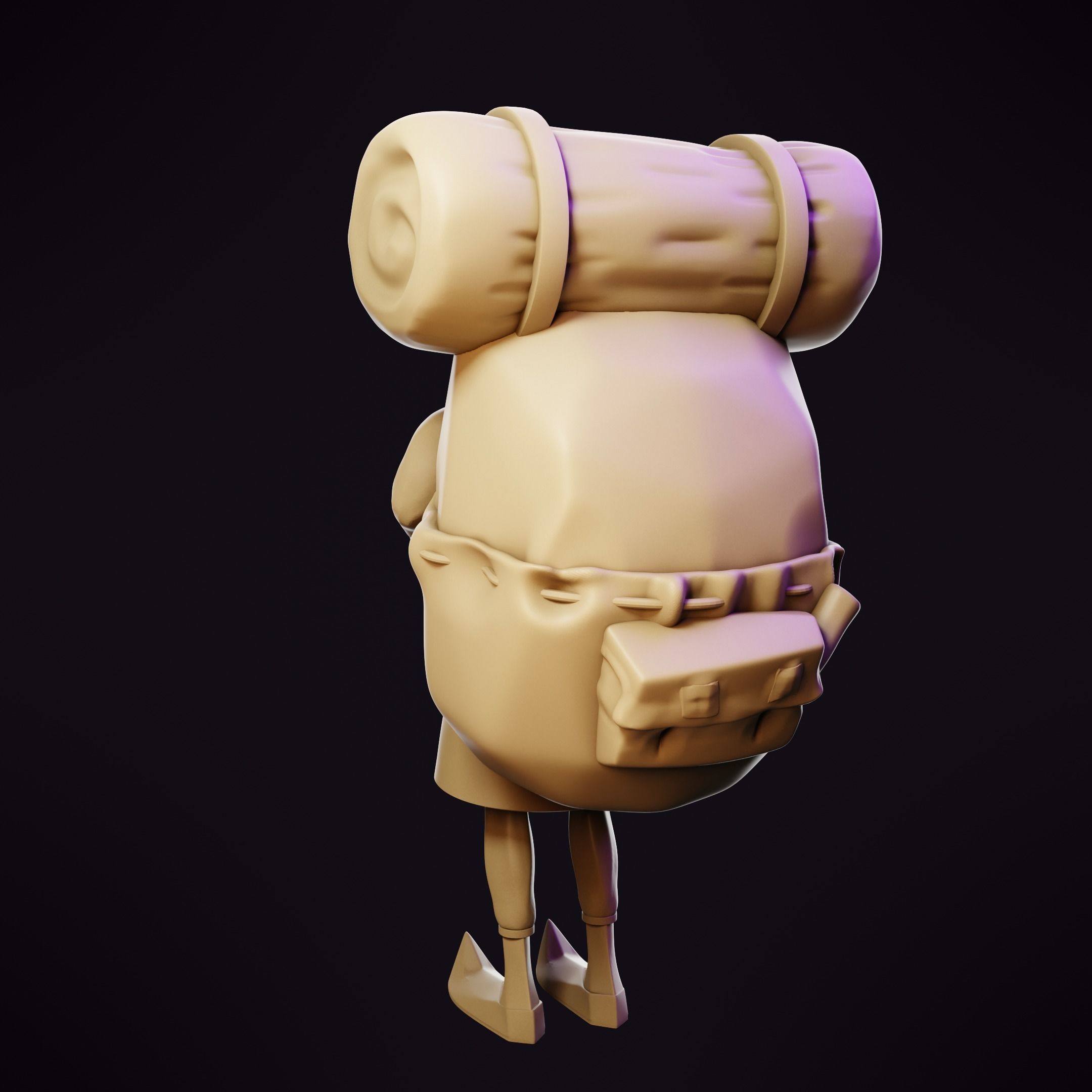 Happy Mask Salesman - Zelda 3D model coin bank 3D print model_8