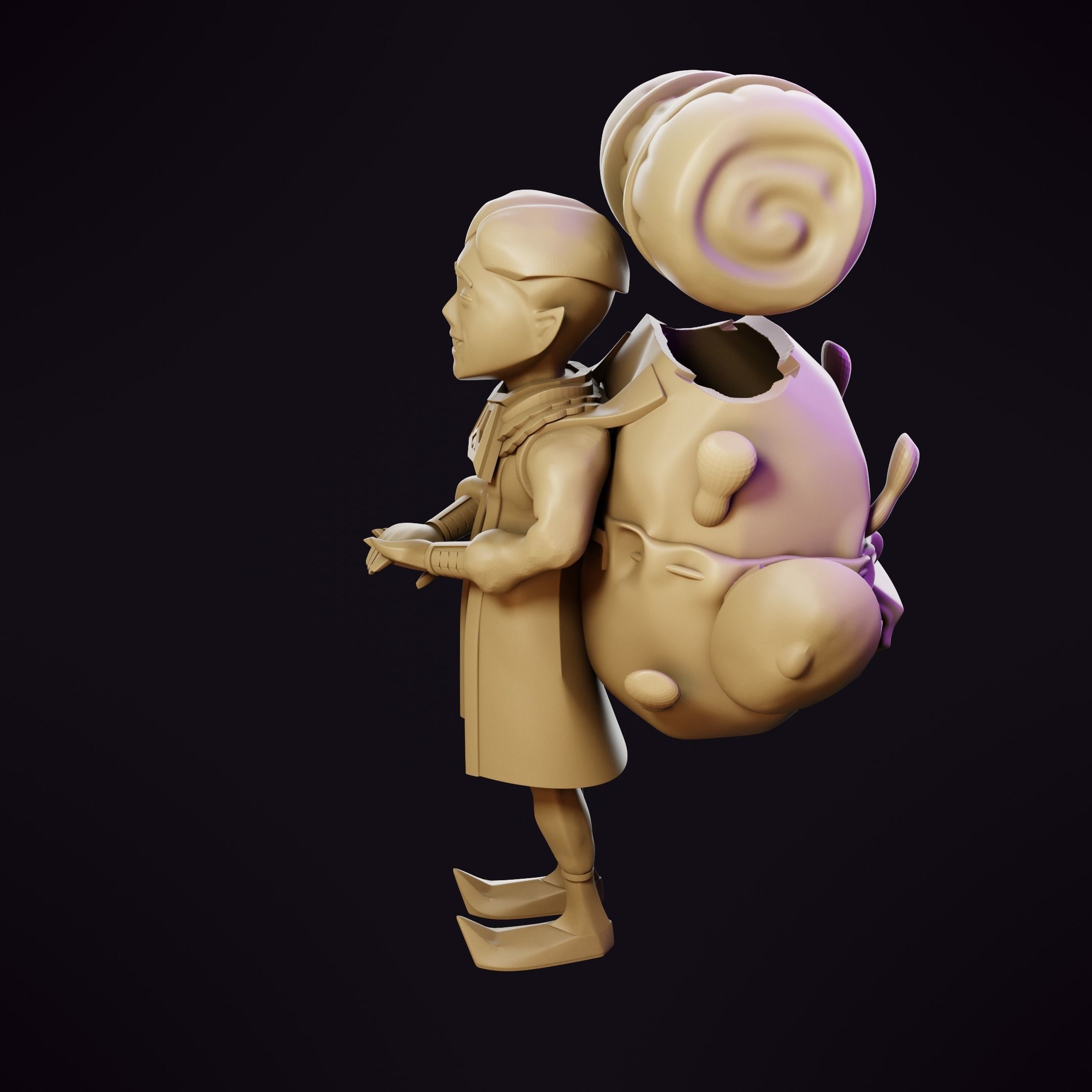 Happy Mask Salesman - Zelda 3D model coin bank 3D print model_3