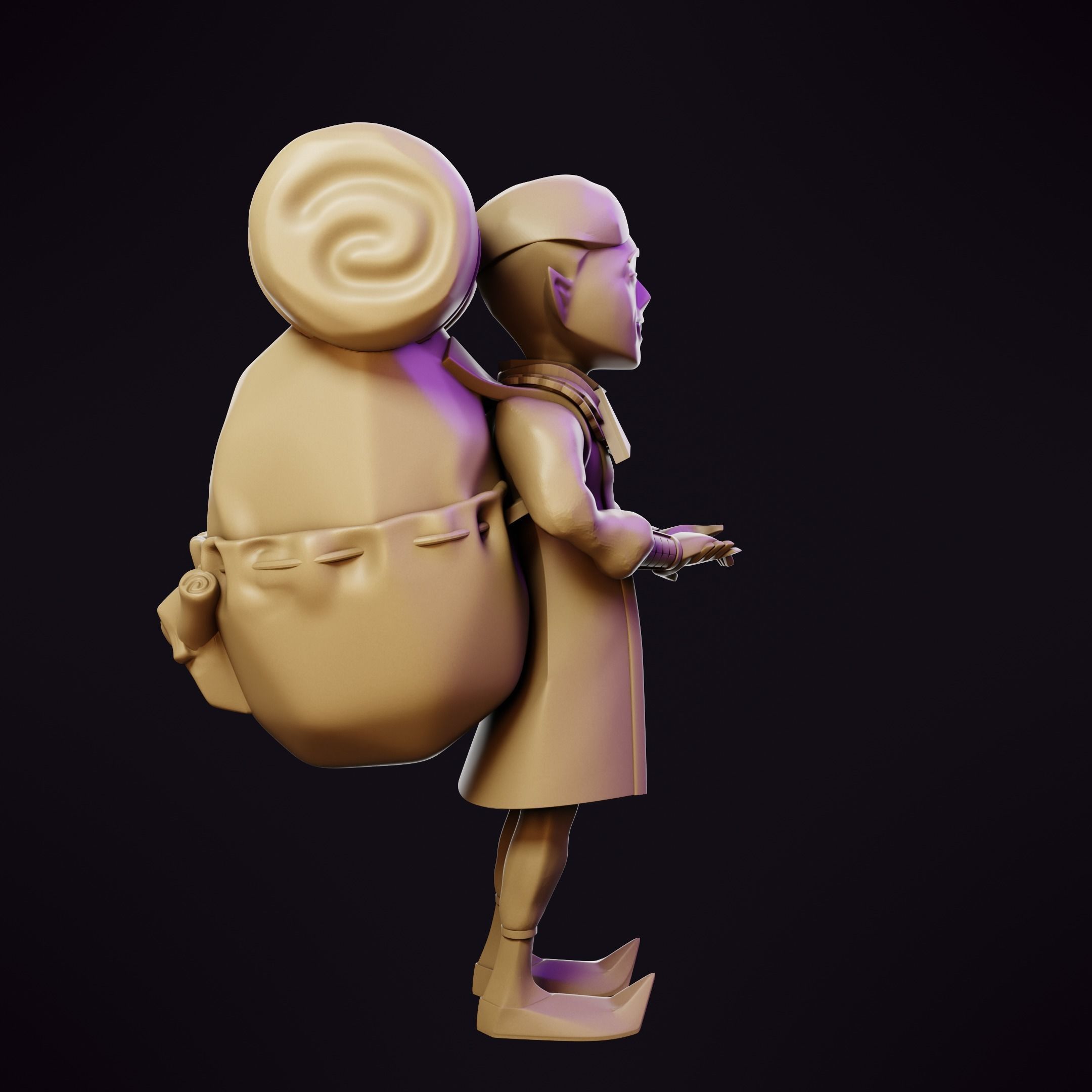 Happy Mask Salesman - Zelda 3D model coin bank 3D print model_11