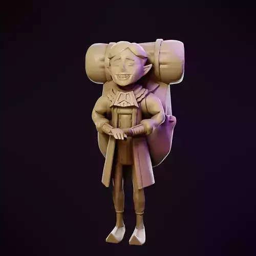 Happy Mask Salesman - Zelda 3D model coin bank 3D print model
