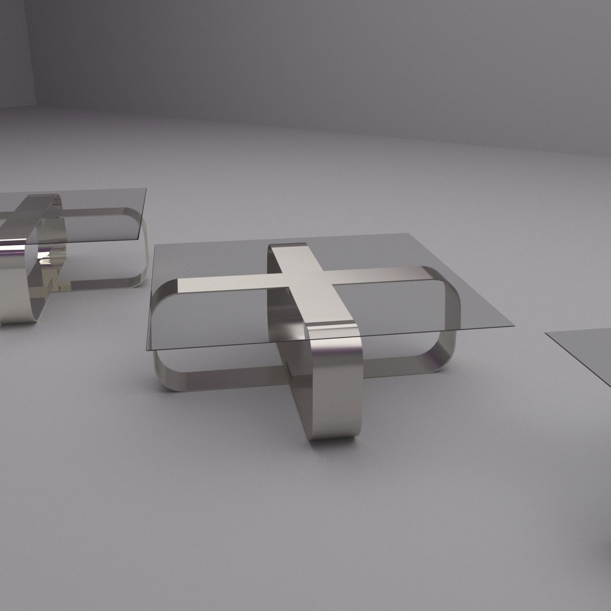 mirror table 3D model_4
