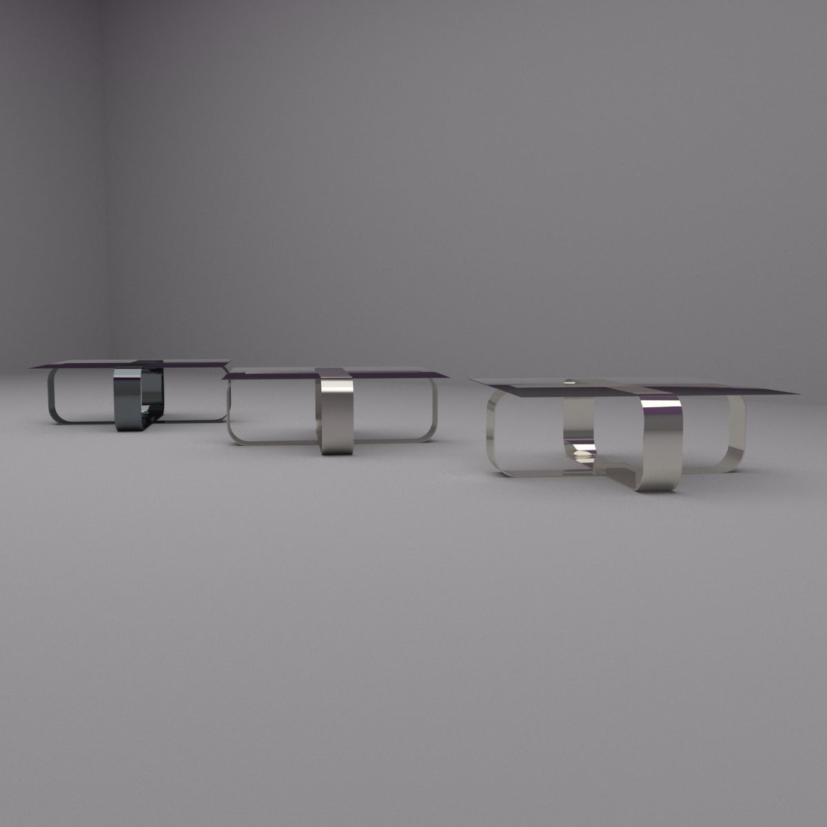 mirror table 3D model_2