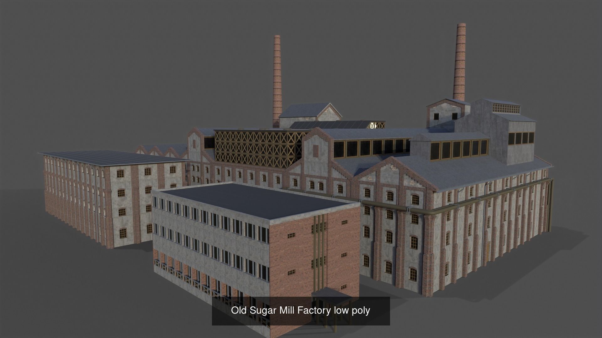 Old factory game assets 3D Model Collection_4