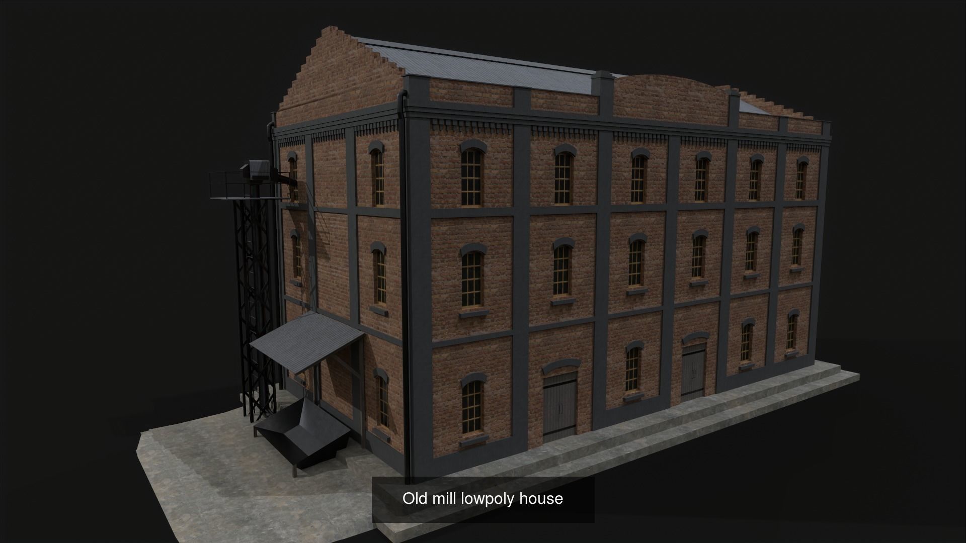 Old factory game assets 3D Model Collection_3