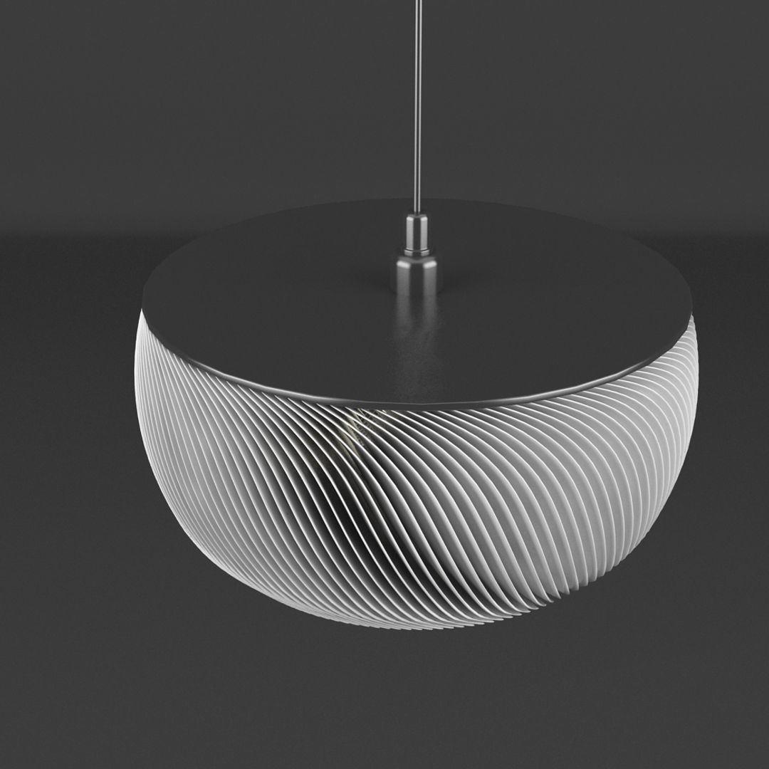 Hanging Lamp 3 3D model_1
