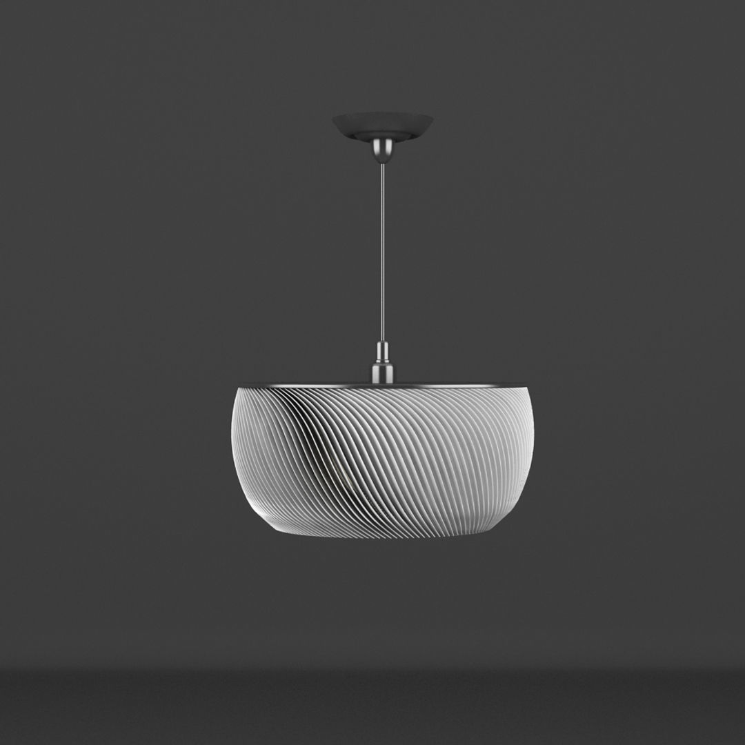 Hanging Lamp 3 3D model_3