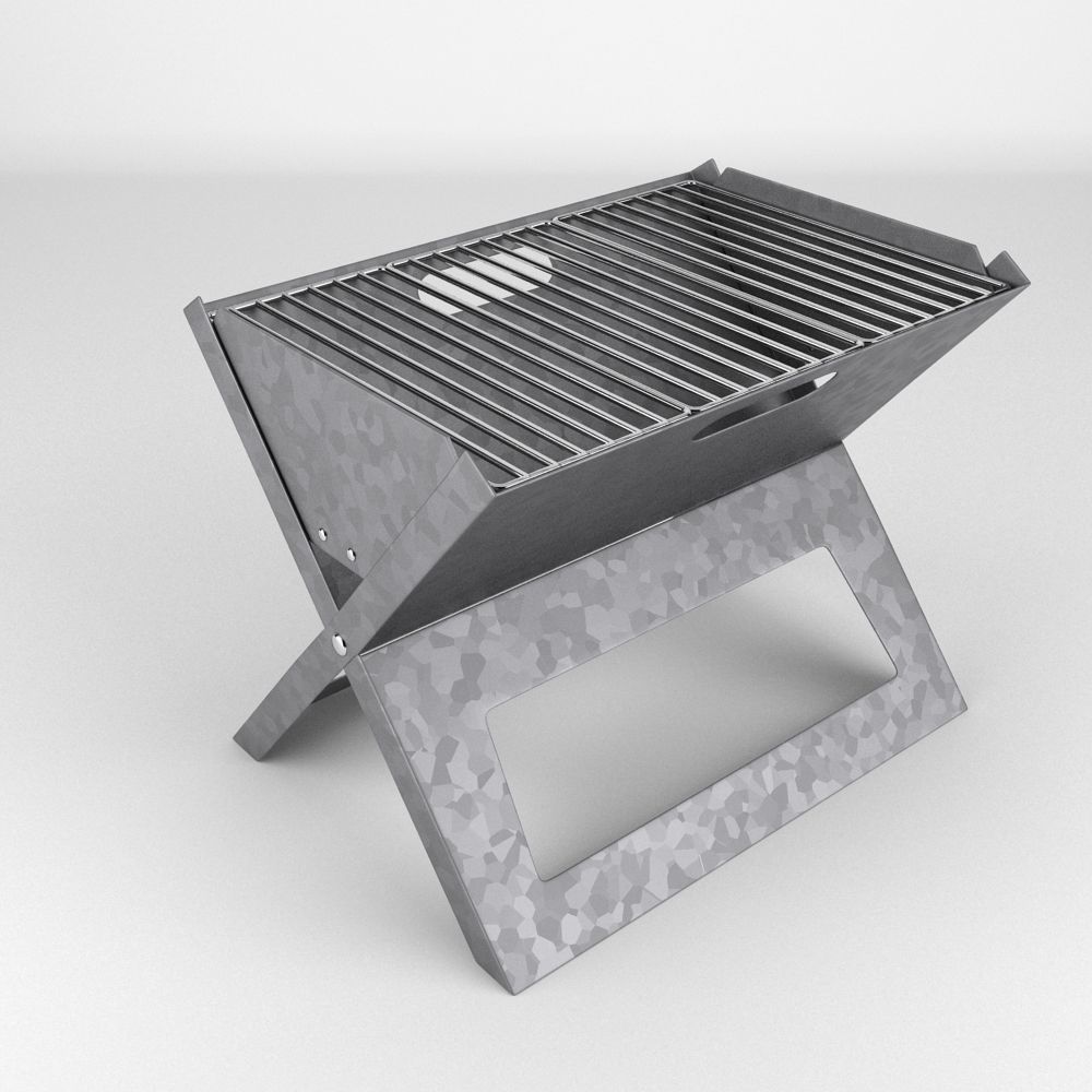 BBQ Grill 3D model_1