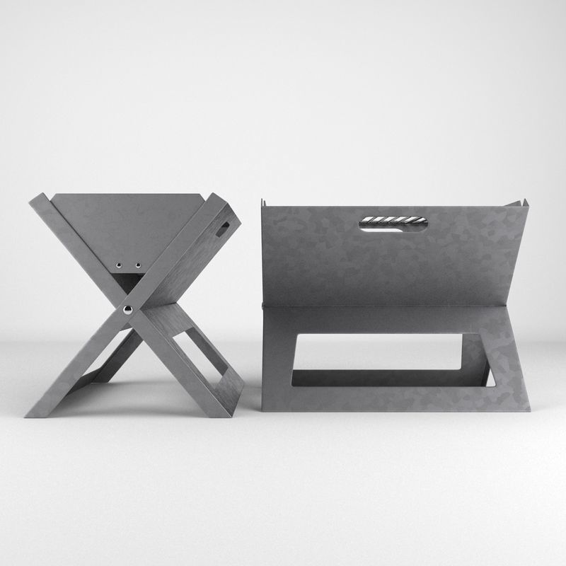 BBQ Grill 3D model_3